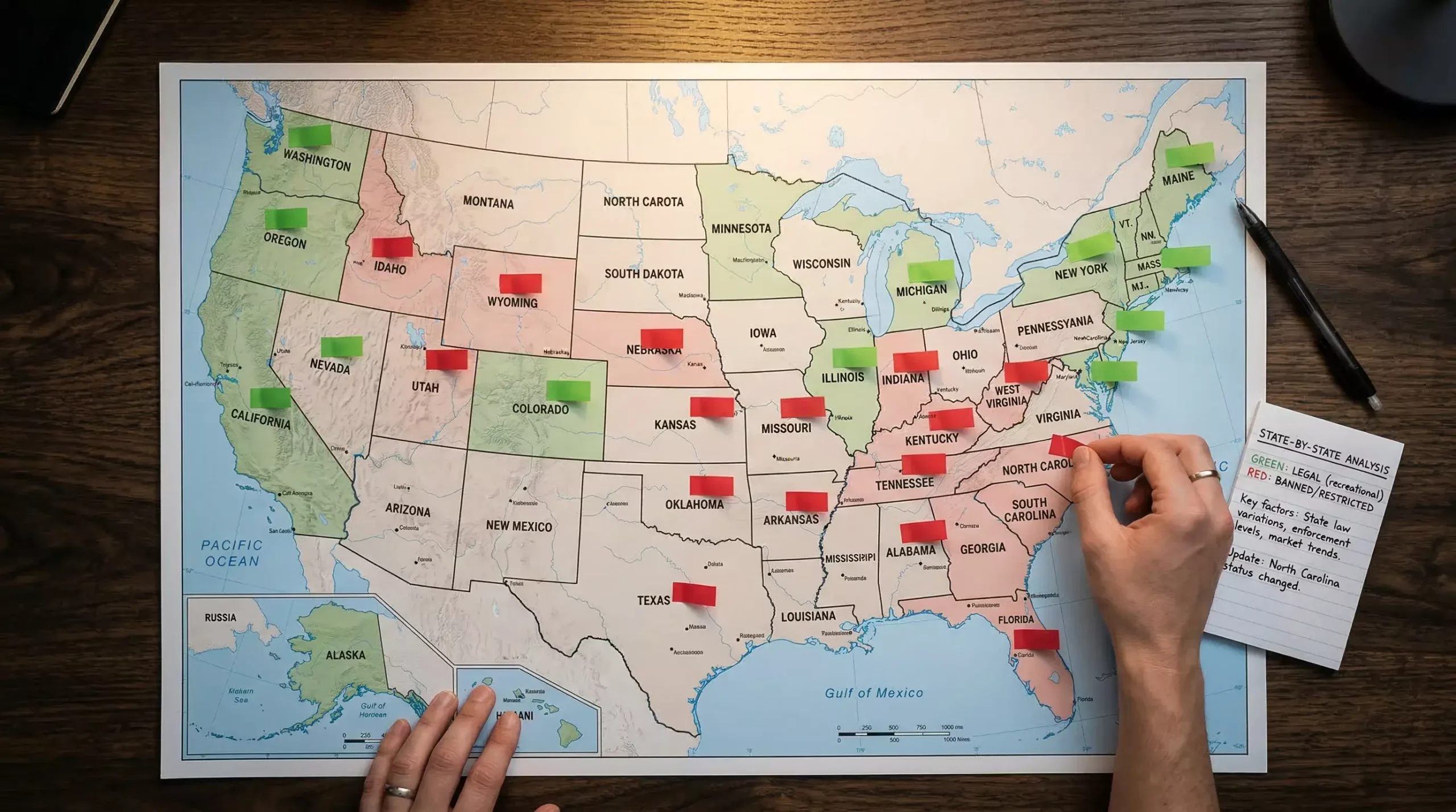 Map of US states where sweepstakes casinos are legal and banned in 2026