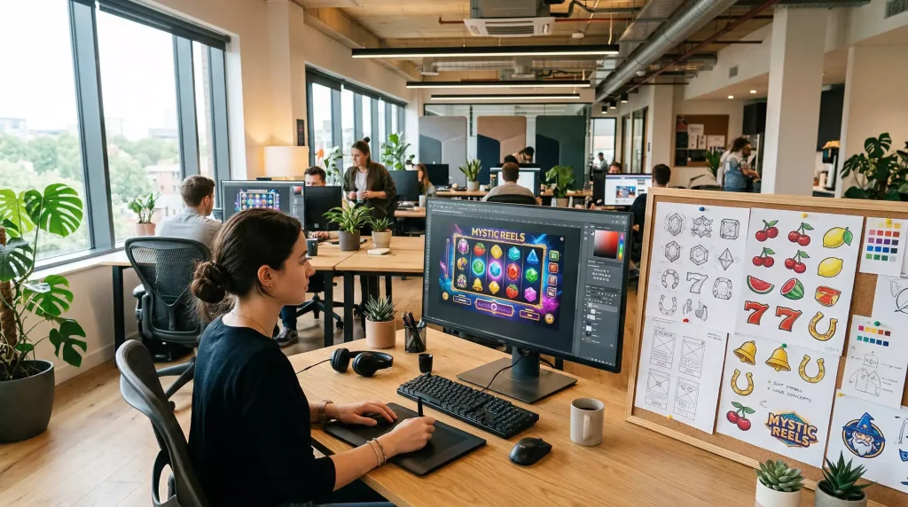 Game development studio creating sweepstakes casino slot games